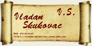 Vladan Skukovac vizit kartica
